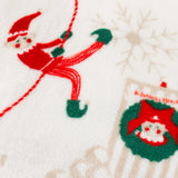 Elfie Printed Fleece Throw Cream/Mint 140 x 180cm - image 4