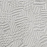 Macro close-up of the grey fabric on the Embossed Geo Microfibre Duvet Cover Set