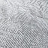 Embossed Geo White Easy Care Duvet Cover Set - product image 3