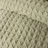 Embossed Grid Green Easy Care Duvet Cover Set - product image 3