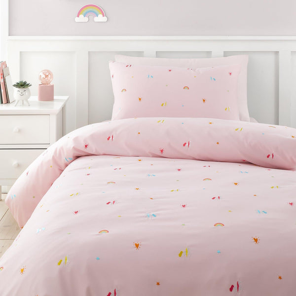 Embroidered Unicorn Duvet Cover Set - Ideal