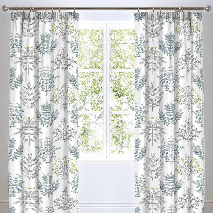 Emily Tape Top Curtains Duck Egg - Ideal