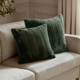Empress Faux Fur Cushion Cover Pine - image 6