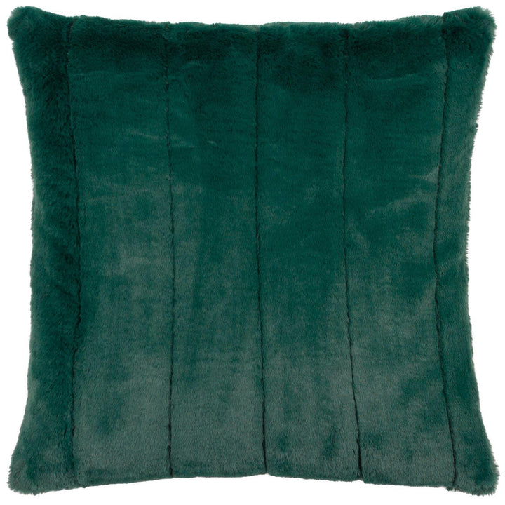 Empress Faux Fur Emerald Cushion Cover 22" x 22" - Ideal