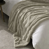 Empress Faux Fur Throw Oatmeal - image 1