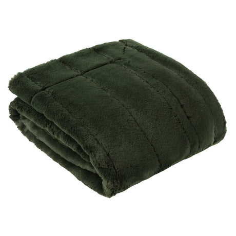 Empress Faux Fur Throw Pine - image 2