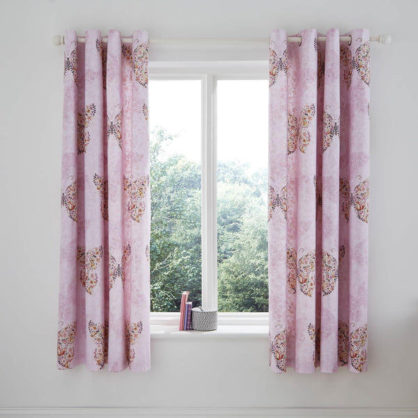 Enchanted Butterfly Eyelet Curtains - Ideal