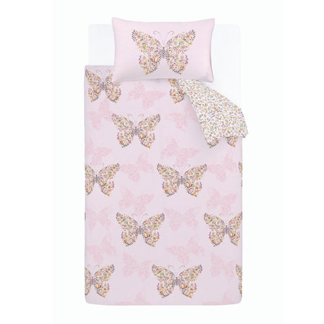 Catherine Lansfield Enchanted Butterfly Wallpaper Pink