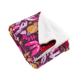 Enchanted Printed Sherpa Fleece Throw Pink 130 x 180cm - image 3