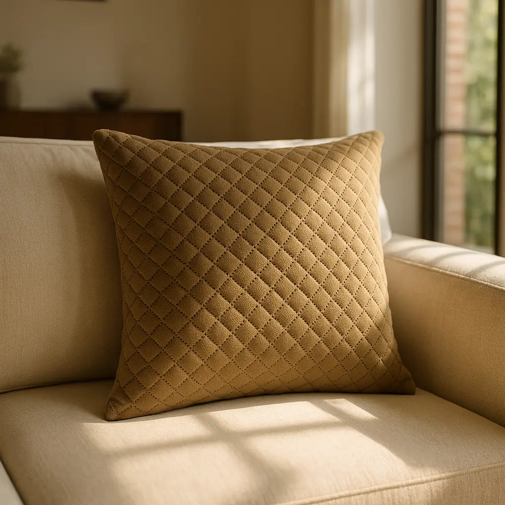 Epsom Bronze Cushion Cover and Filled Cushion 45cm x 45cm