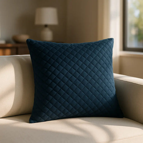 Epsom Cushion Cover and Filled Cushion 18" x 18" (45cm x 45cm) - Midnight