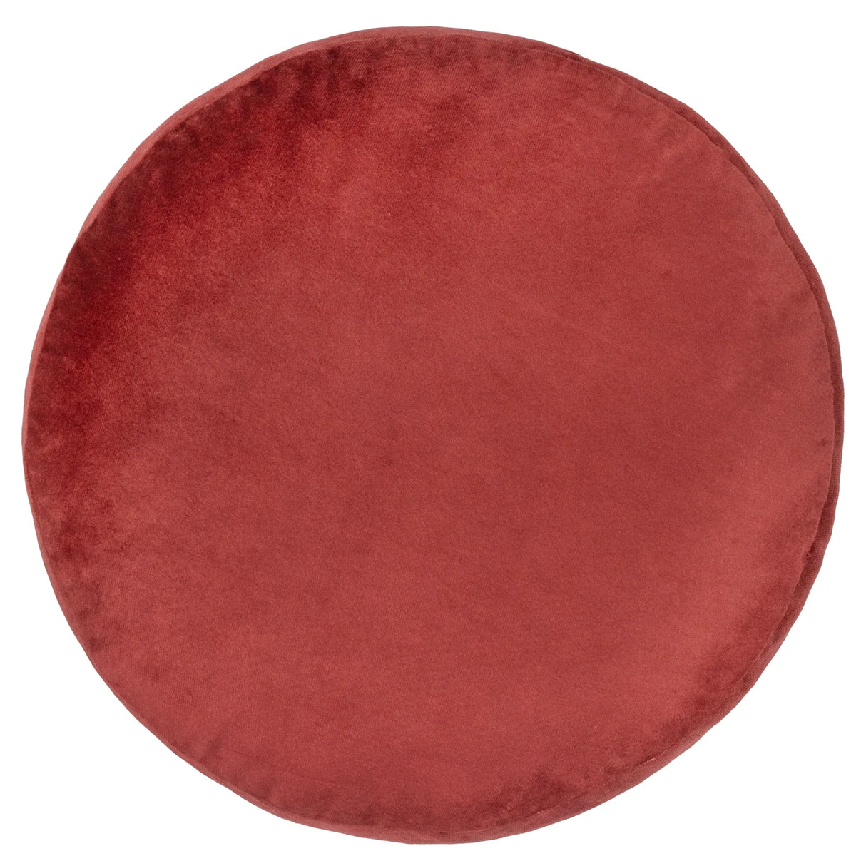Ethereal Sun Velvet Round Cushion Gold Dust/Rust 40 x 40cm - image 3