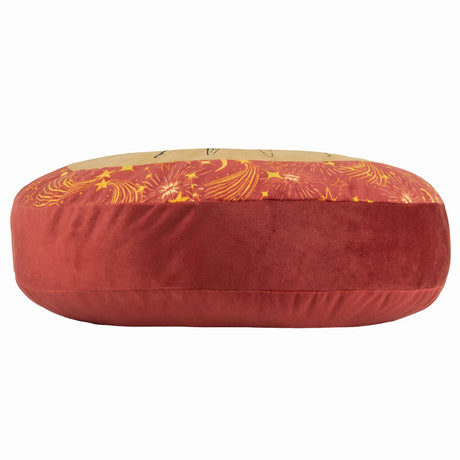 Ethereal Sun Velvet Round Cushion Gold Dust/Rust 40 x 40cm - image 4