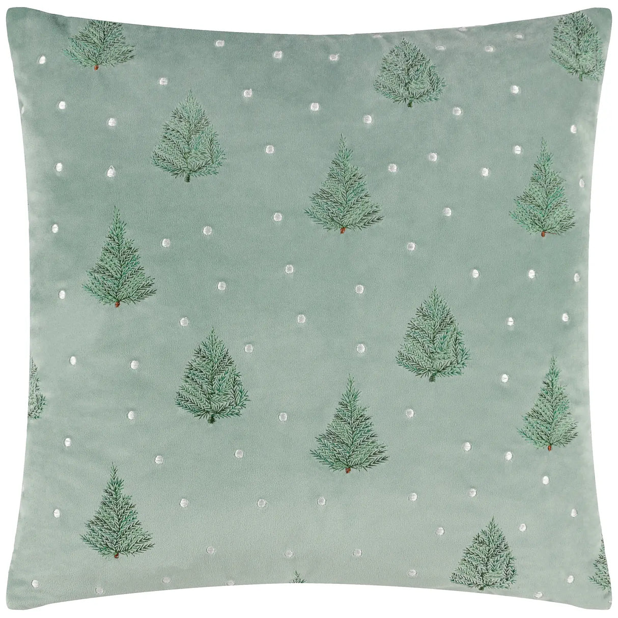Evergreen Classic Tree Embroidered Cushion Cover 43 x 43cm - image 2