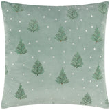 Evergreen Classic Tree Embroidered Cushion Cover 43 x 43cm - image 2