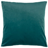 Evoke Cut Velvet Teal Cushion Cover 45cm x 45cm - additional product view 1