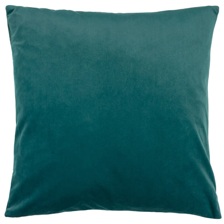 Evoke Cut Velvet Teal Cushion Cover 45cm x 45cm - additional product view 1