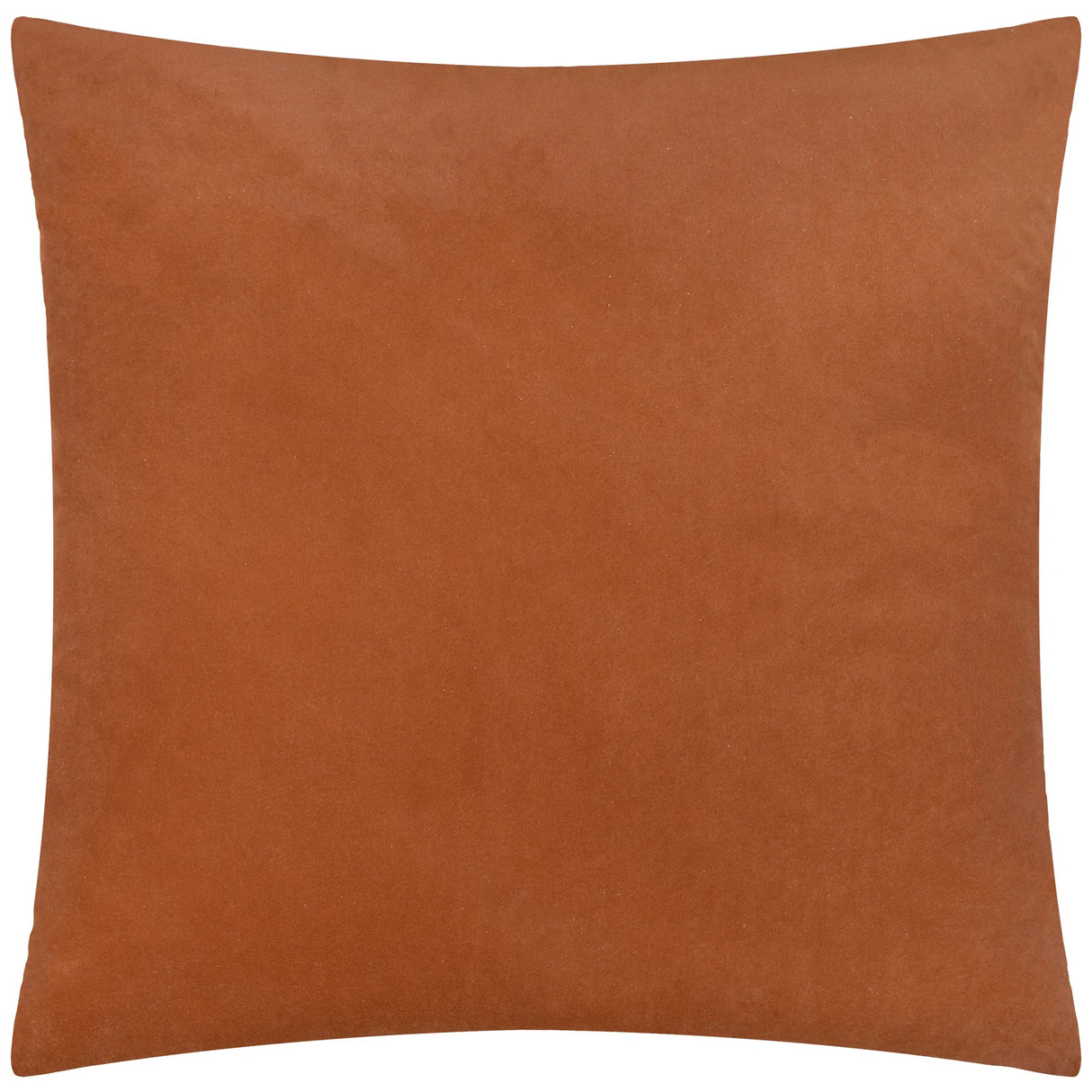 Evoke Cut Velvet Cushion Cover Brick 55 x 55cm - image 3