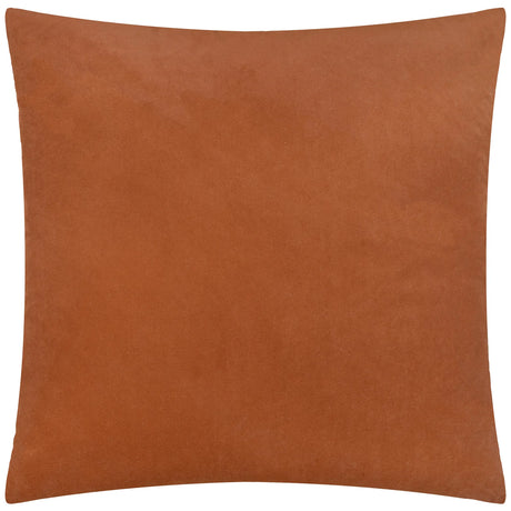 Evoke Cut Velvet Cushion Cover Brick 55 x 55cm - image 3