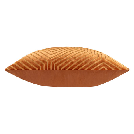 Evoke Cut Velvet Cushion Cover Brick 55 x 55cm - image 4