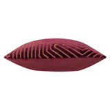 Evoke Cut Velvet Cushion Cover Burgundy - image 4