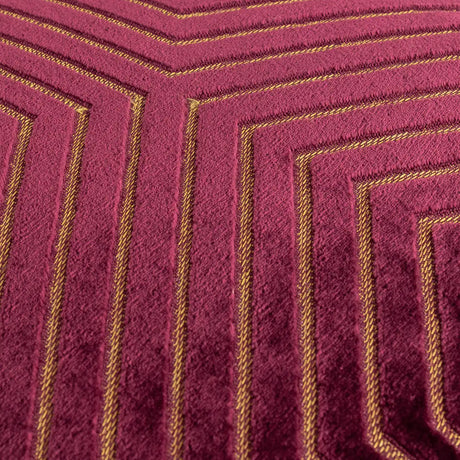 Evoke Cut Velvet Cushion Cover Burgundy - image 5