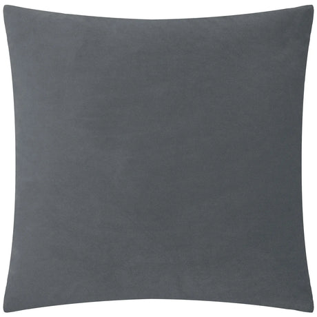 Evoke Cut Velvet Cushion Cover Charcoal 55 x 55cm - image 3