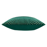 Evoke Cut Velvet Cushion Cover Emerald 55 x 55cm - image 4