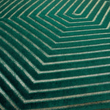 Evoke Cut Velvet Cushion Cover Emerald 55 x 55cm - image 5
