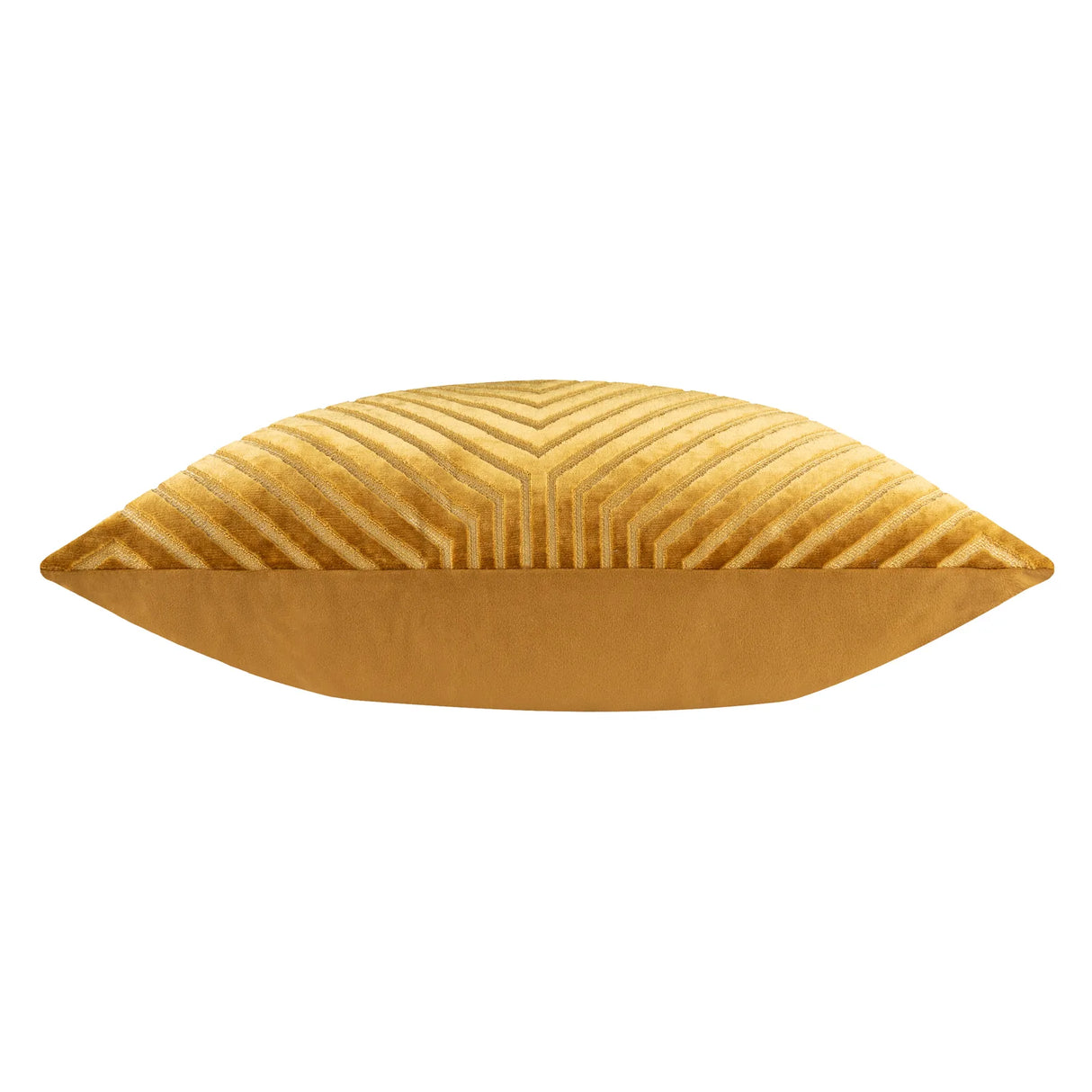 Evoke Cut Velvet Cushion Cover Gold 55 x 55cm - image 4