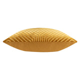 Evoke Cut Velvet Cushion Cover Gold 55 x 55cm - image 4