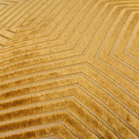 Evoke Cut Velvet Cushion Cover Gold 55 x 55cm - image 5