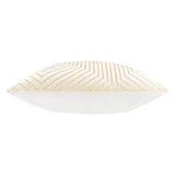 Evoke Cut Velvet Cushion Cover Ivory 55 x 55cm - image 4