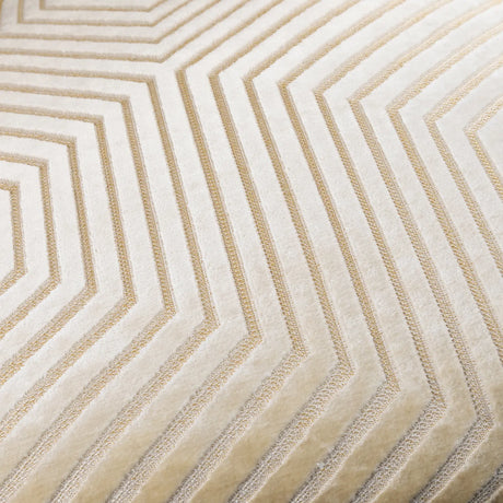 Evoke Cut Velvet Cushion Cover Ivory 55 x 55cm - image 5