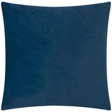Evoke Cut Velvet Cushion Cover Navy 55 x 55cm - image 3