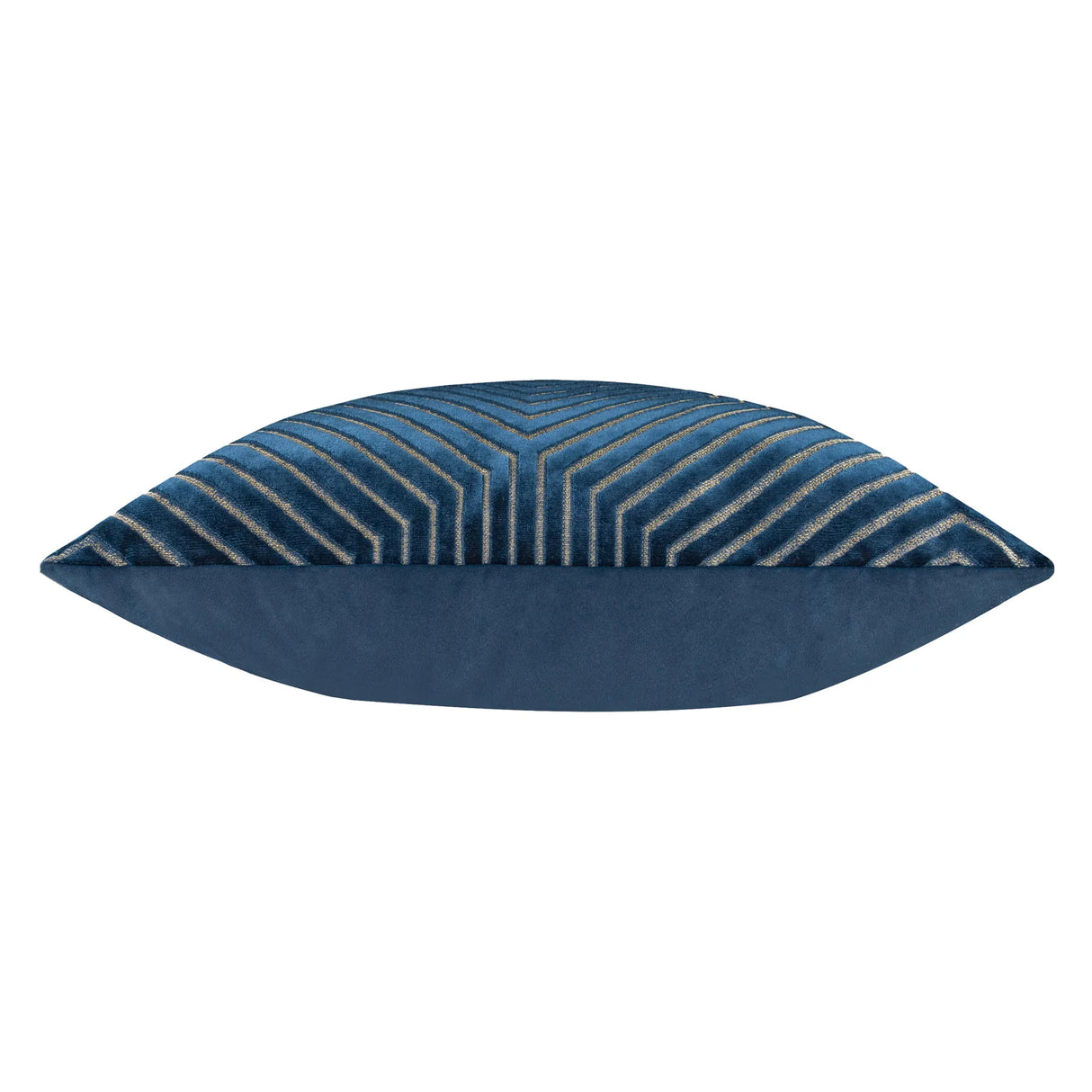 Evoke Cut Velvet Cushion Cover Navy 55 x 55cm - image 4