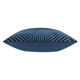 Evoke Cut Velvet Cushion Cover Navy 55 x 55cm - image 4