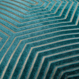 Evoke Cut Velvet Cushion Cover Teal 55 x 55cm - image 5