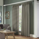 100% Blackout Tape Top Pencil Pleat Curtains by Alan Symonds