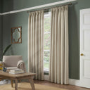 Chenille Blackout Tape Top Pencil Pleat Curtains by Alan Symonds