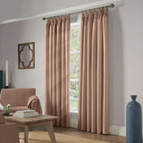 100% Blackout Tape Top Pencil Pleat Curtains by Alan Symonds