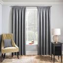Matrix Thermal Dim Out Tape Top Pencil Pleat Curtains by Enhanced Living