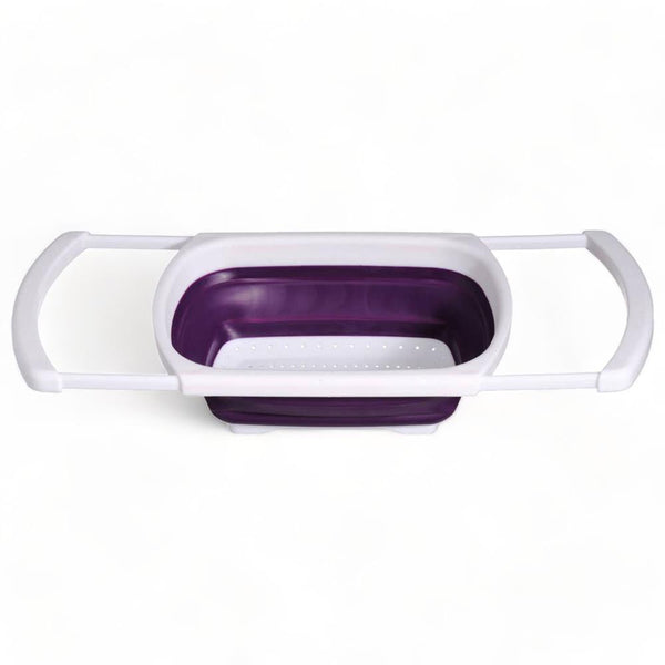 Extendable Purple Over Sink Colander - Ideal