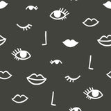 Sassy B Eye Woke Up Like This Wallpaper Black/ Black / White