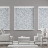 Bird Garden Print Duck Egg Made To Measure Roman Blind by Style Furnishings