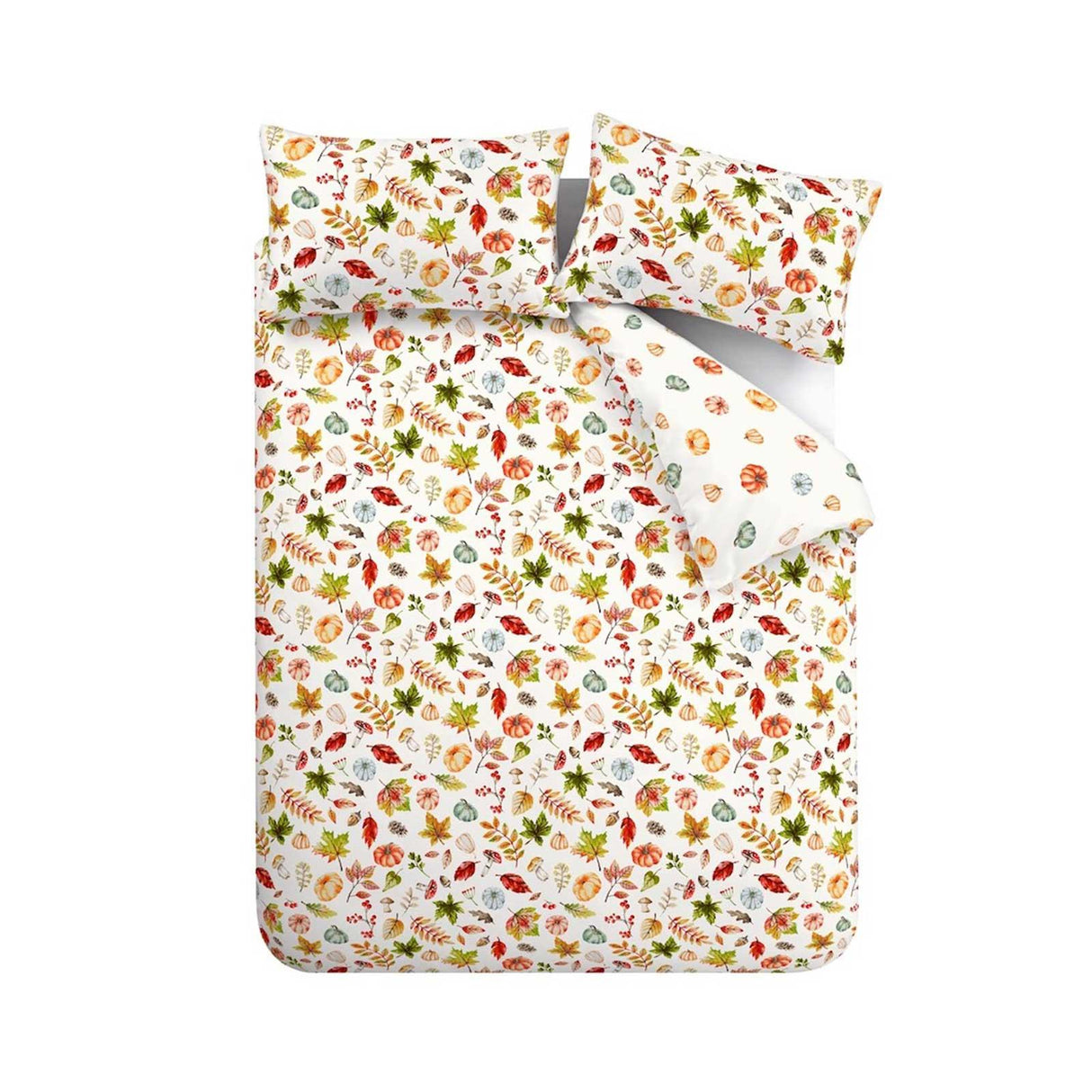 Autumn Pumpkins Duvet Cover Set by Catherine Lansfield