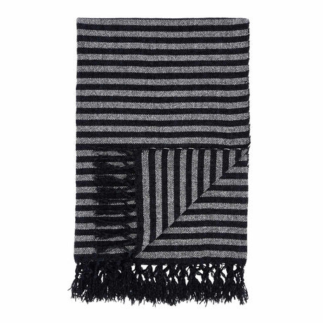 Stripe Chenille Throw Blanket 130cm x 170cm by Catherine Lansfield