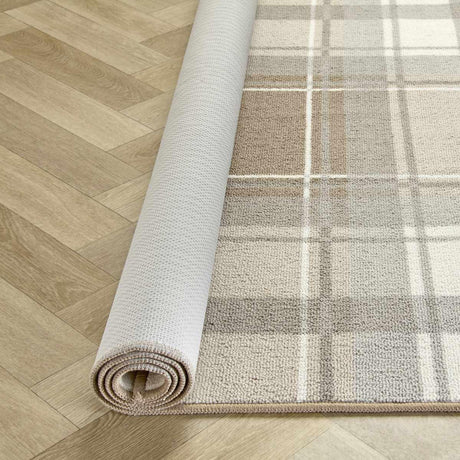 Balmoral Check Washable Rug 120cm x 180cm by Fusion