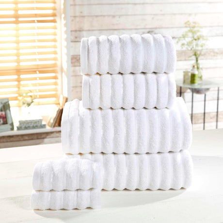 Ribbed 600gsm Towel Bale Set - 2 Piece and 6 Piece by Rapport Home