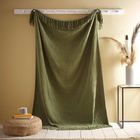 Appletree Loft Textured Chenille Cosy Soft Throw Blanket 130cm x 180cm 21